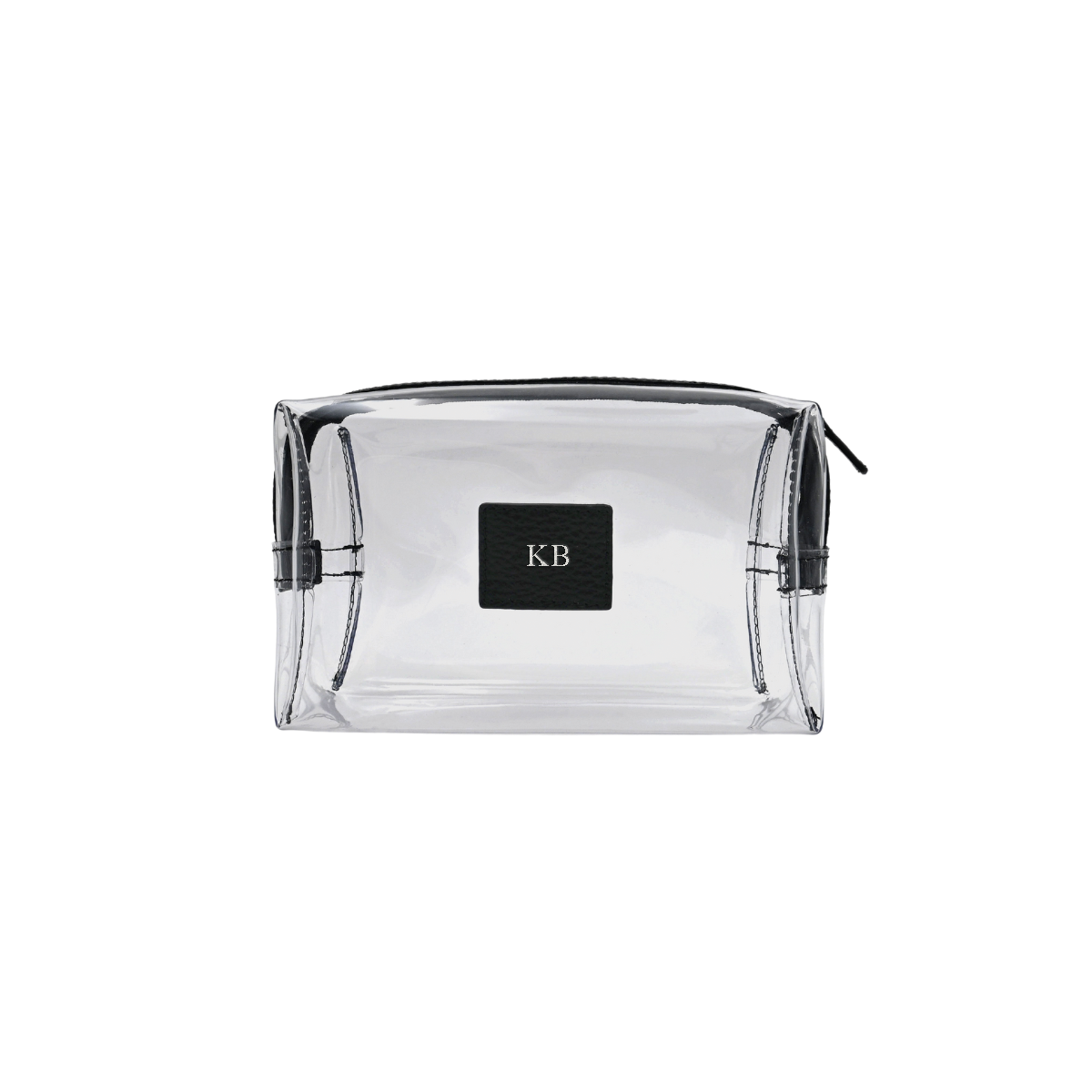 Kosmetiktasche | Schwarz & Silber