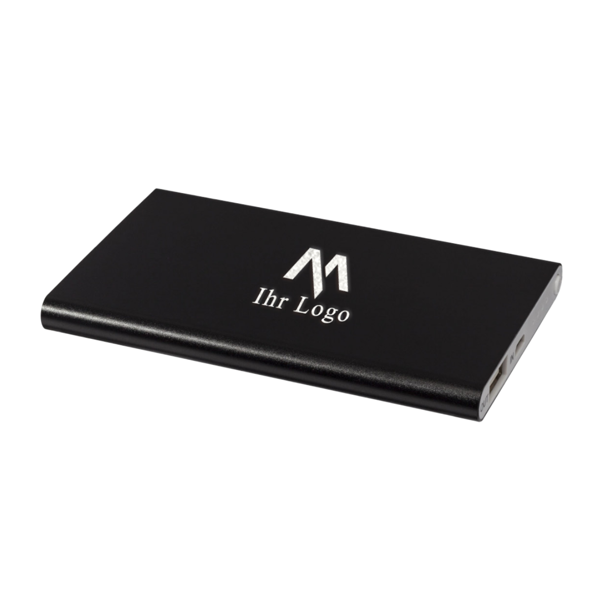 Aluminium-Powerbank | Schwarz