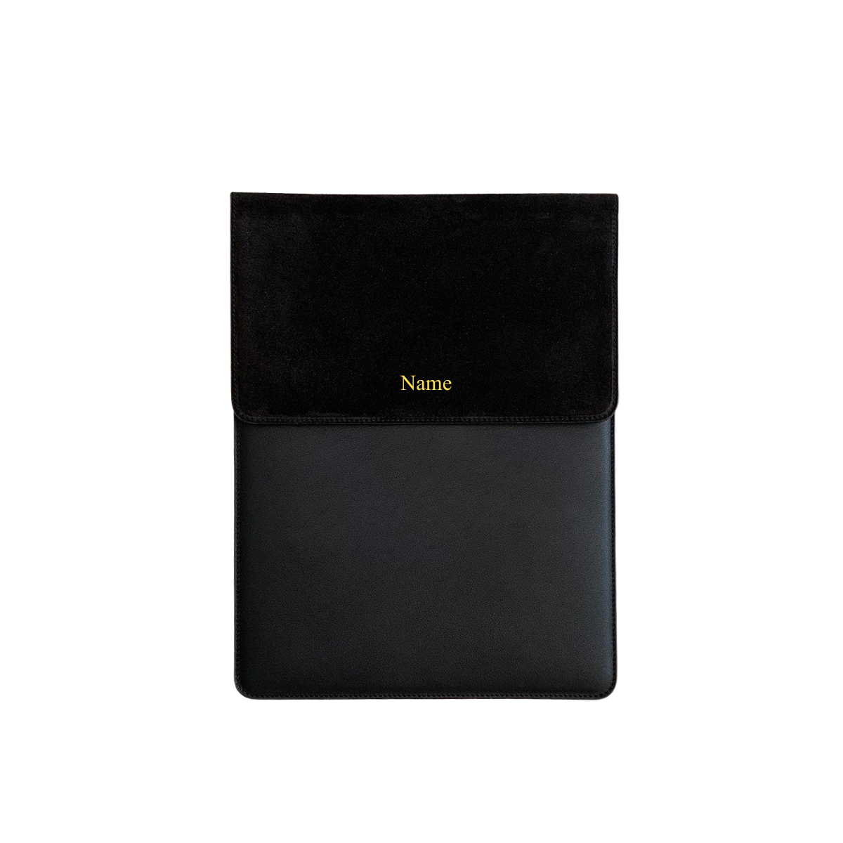 Laptop Sleeve Wildleder | Schwarz
