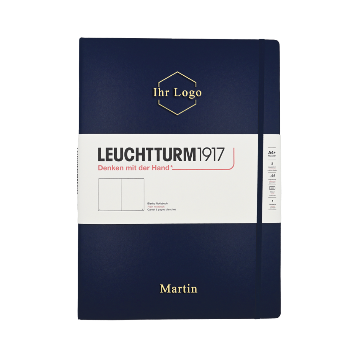 Notizbuch A4+ Master Slim | Marine