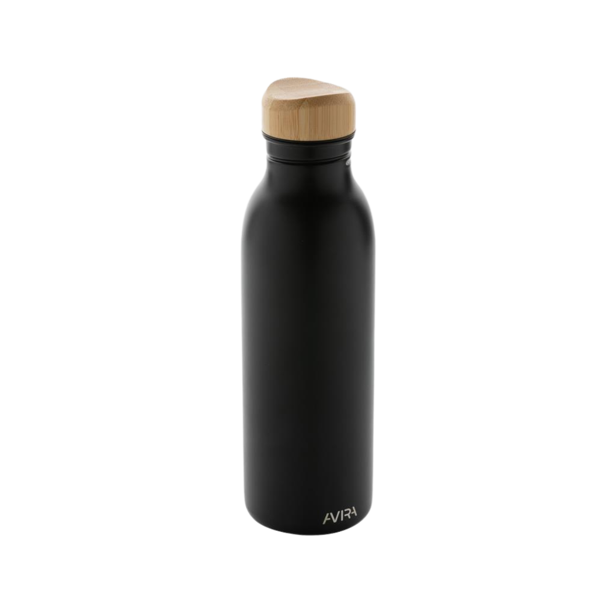 Flasche aus recyceltem Edelstahl | Schwarz