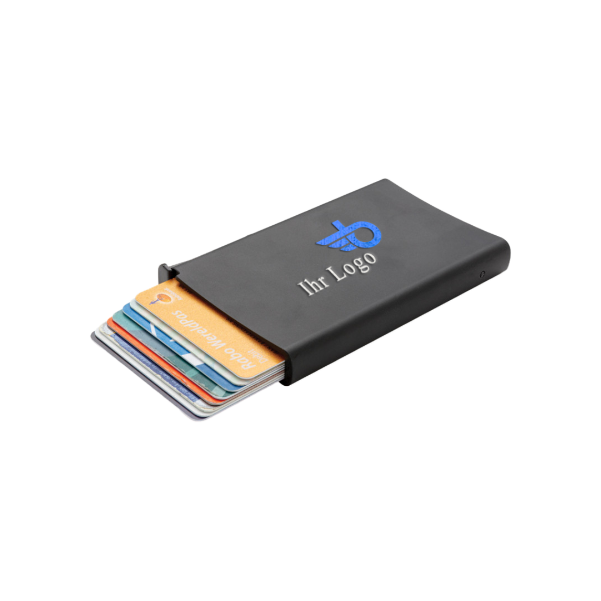 Kartenhalter Aluminium RFID | Schwarz