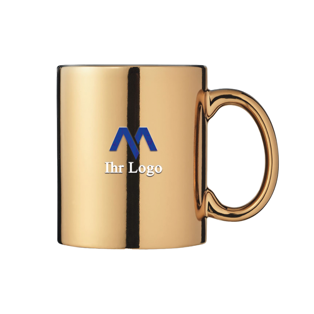 Metallic Keramikbecher | Gold