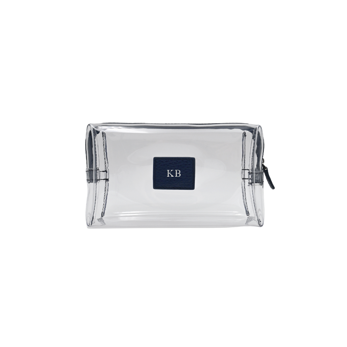 Kosmetiktasche | Nachtblau & Silber