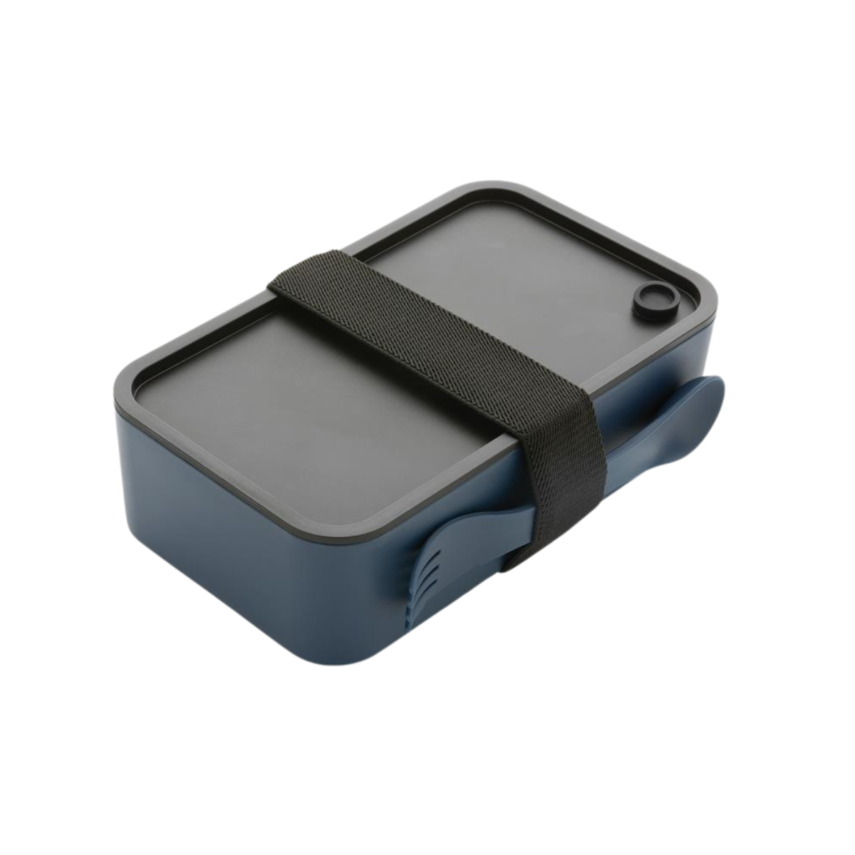 Lunchbox mit Göffel | Navy Blau