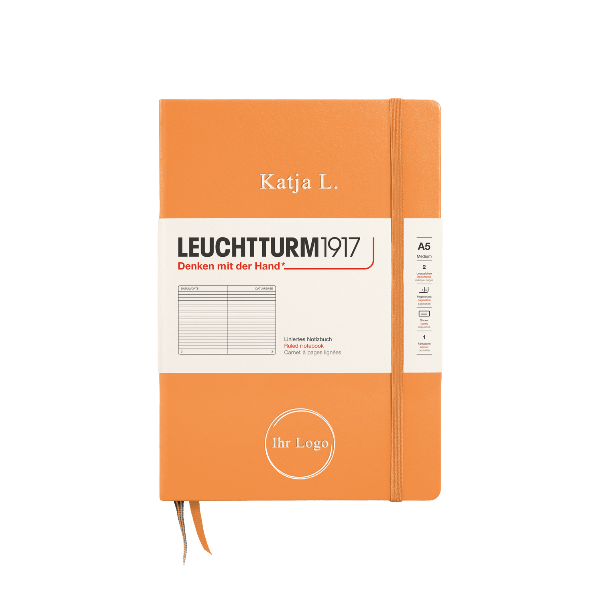 Notizbuch A5 Hardcover | Apricot