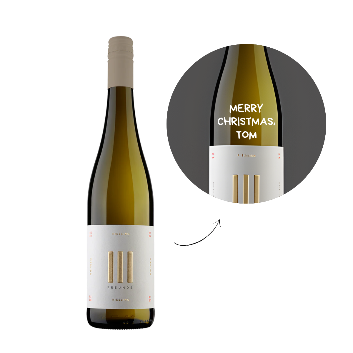 Personalisierter alkoholfreier Riesling | III FREUNDE