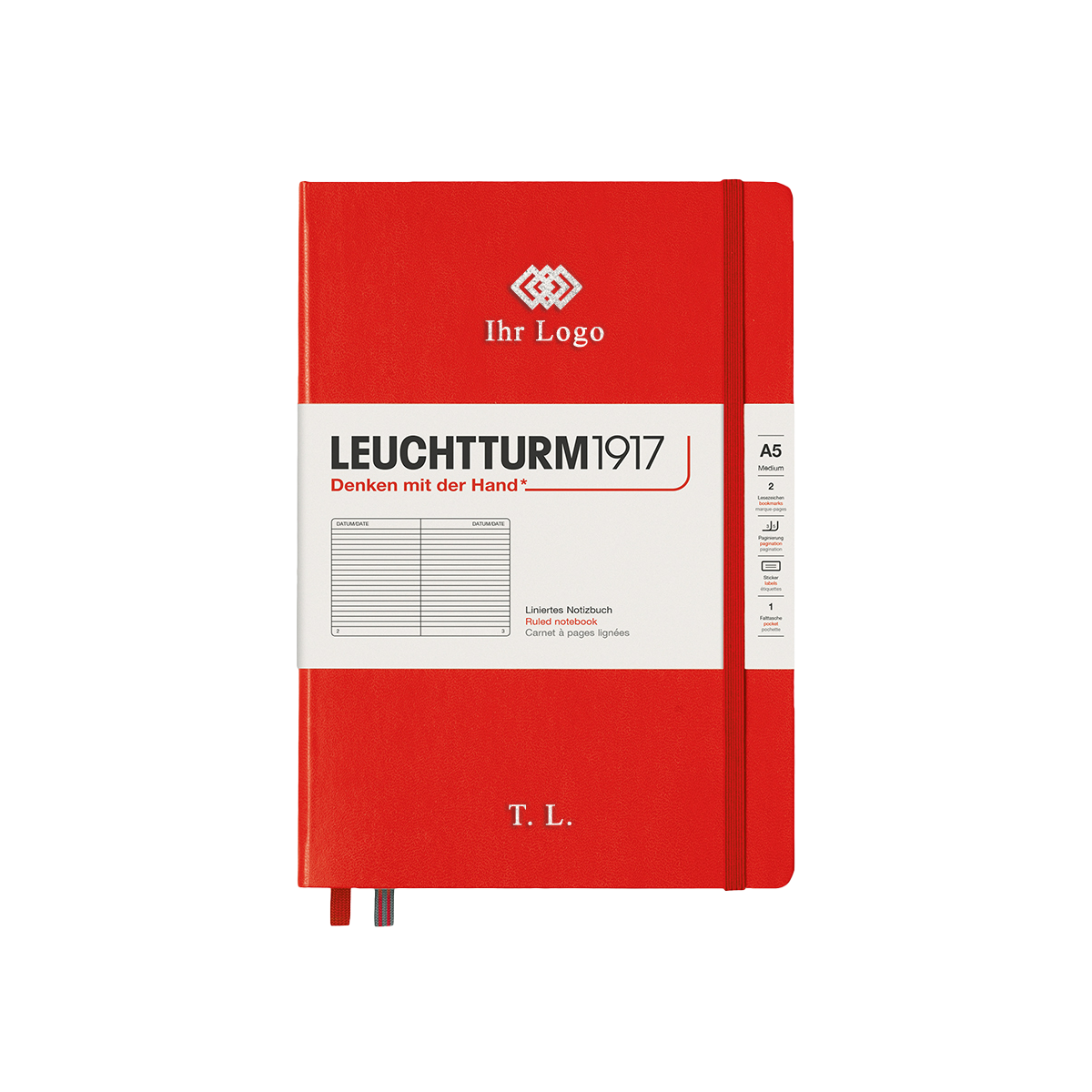 Notizbuch A5 Hardcover | Scarlet