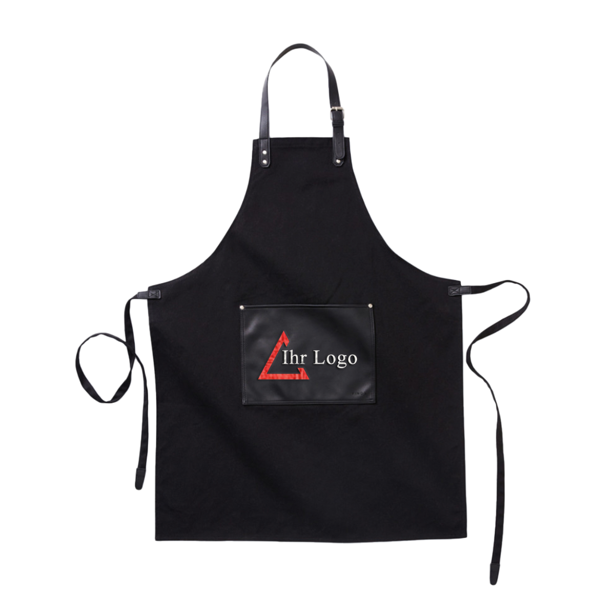 Schürze aus Baumwoll-Canvas | Schwarz