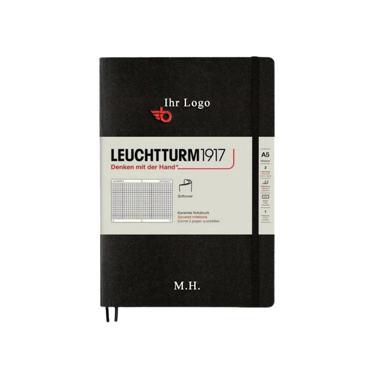 Notizbuch A5 Softcover | Schwarz